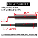 MySit 8-Inch Extended Height Office Chair Gas Lift Cylinder Replacement, Class 4