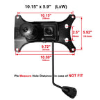 MySit Heavy Duty 300 LBs Office Chair Tilt Mechanism Replacement Parts, 5.9'' x 10.15" Mounting Holes Tilt Control Mechanism