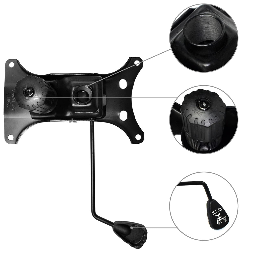 MySit Heavy Duty 300 LBs Office Chair Tilt Mechanism Replacement Parts, 5.9'' x 10.15" Mounting Holes Tilt Control Mechanism