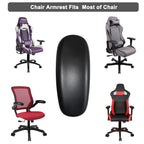 Set of 2 Black MySit Universal Replacement Arm Pads for Office Chairs