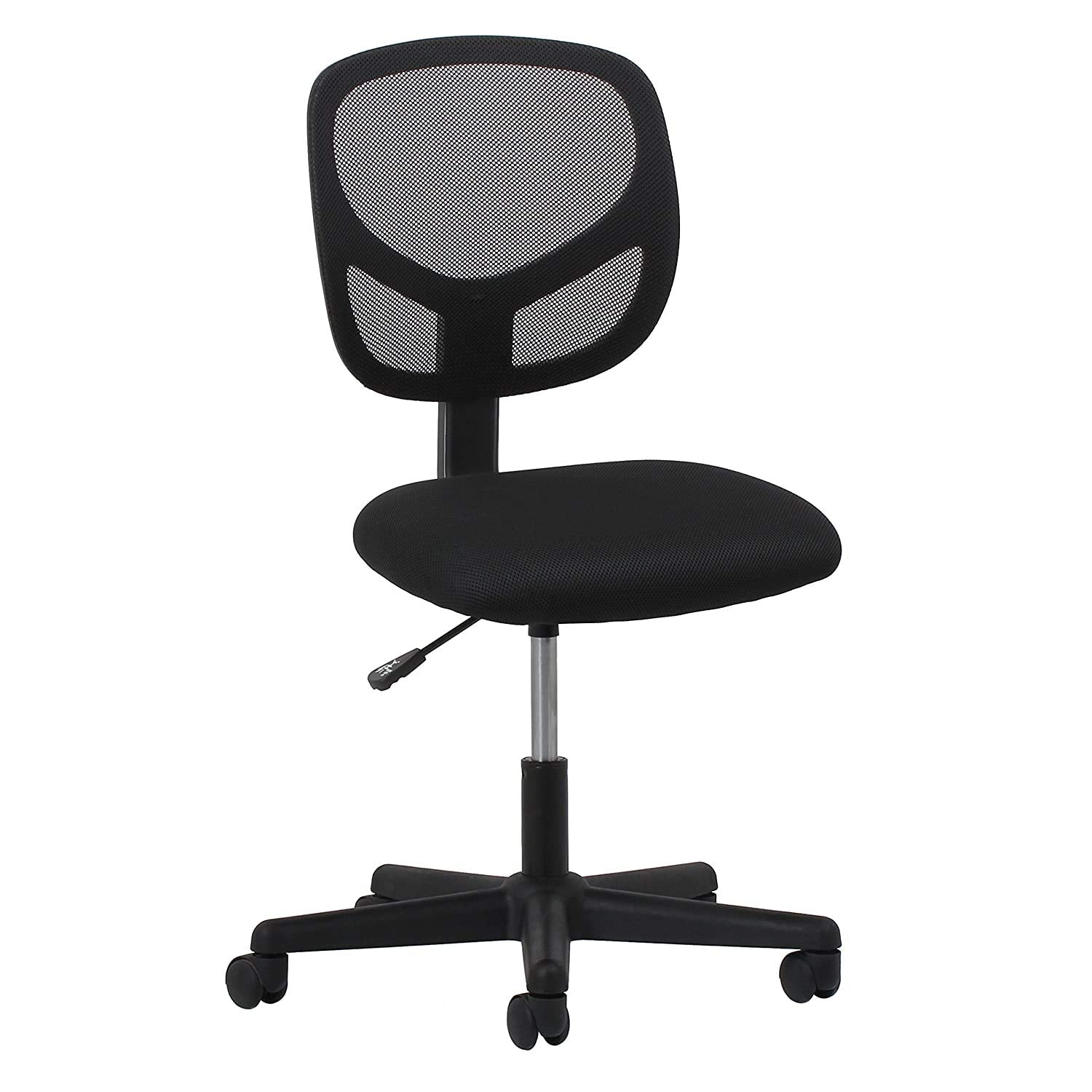 Tall Person Sitting Comfortably at an Adjusted Height in an Office Chair with MySit 5.5" Gas Lift