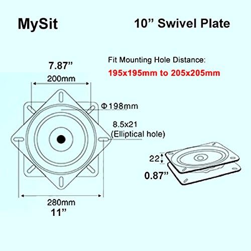 MySit-10-inch-heavy-duty-ball-bearing-swivel-plate-331-lb-capacity
