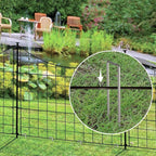 MySit 6 Inch 50 Pack U-Shape Garden Stakes Plant Cover Stakes Heavy Duty 11 Gauge Galvanized Landscape Staples for Weed Barrier, Irrigation Tubing, Yard Lawn, Landscape Fabric